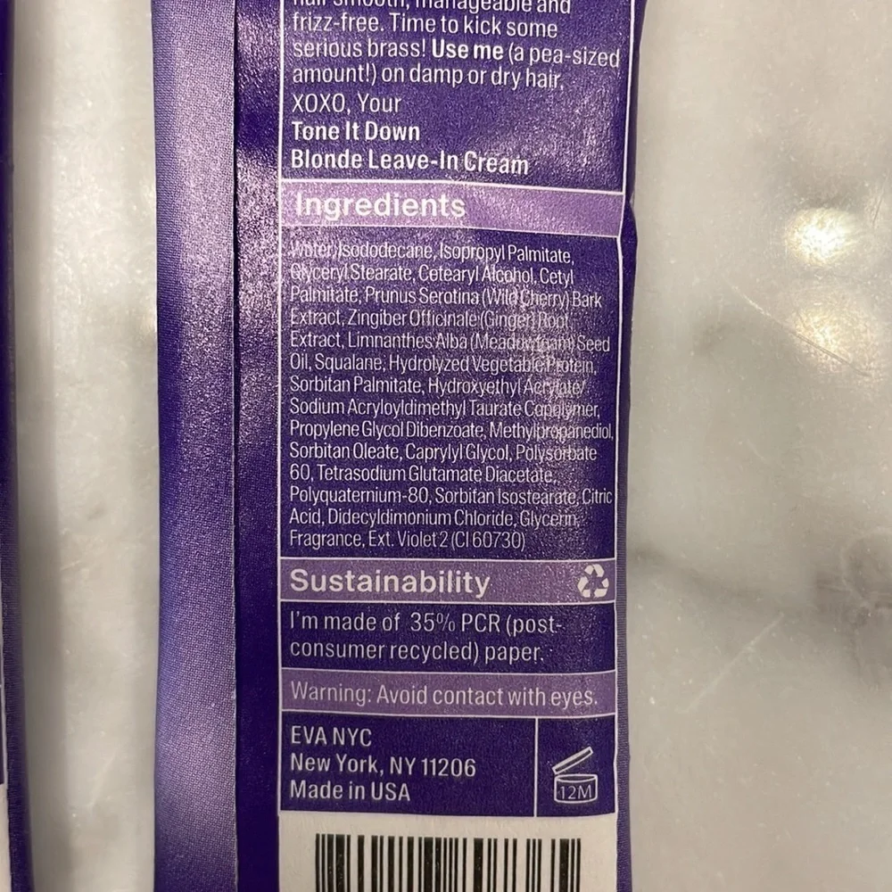 John Frieda and Eva NYC Hair Care Bundle - Conditioner and Leave-In Cream